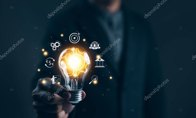 Start-up Team arbeitet an einer KI-Innovation