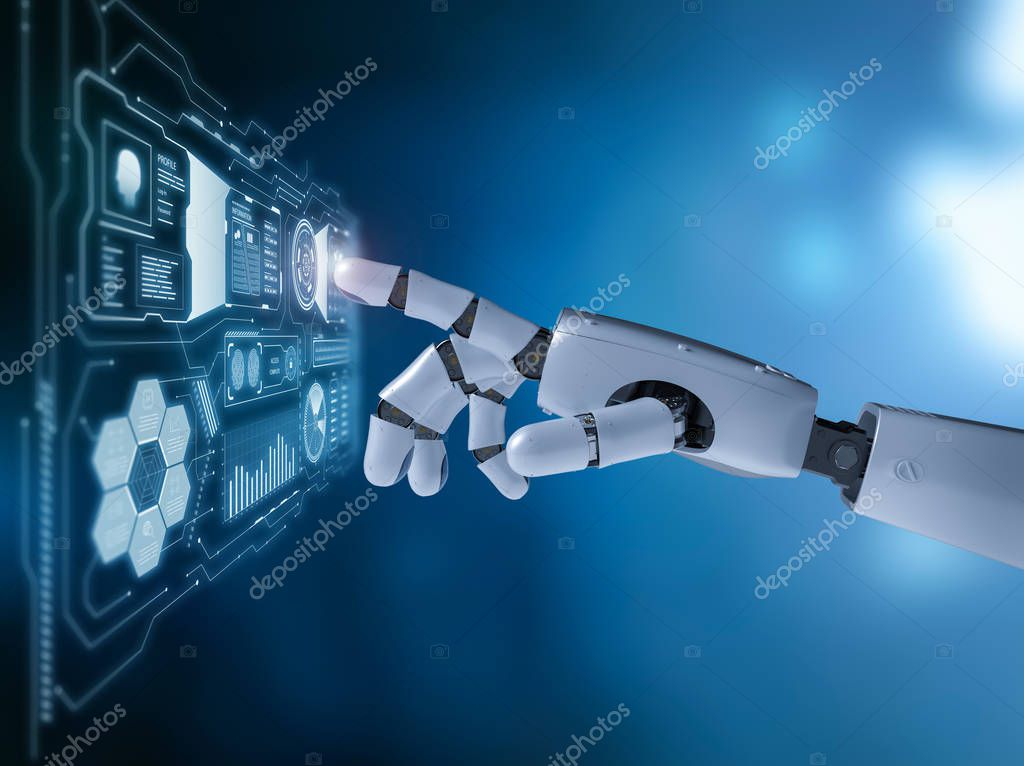 Automatisierte Fertigungslinie mit Robotern